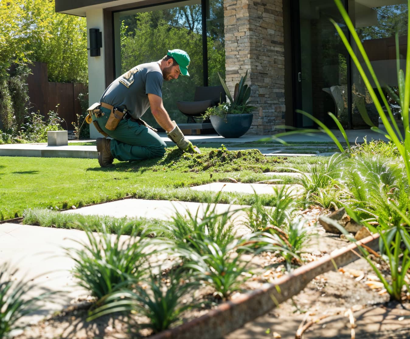 Watch the Video - Landscaping X Webflow Template